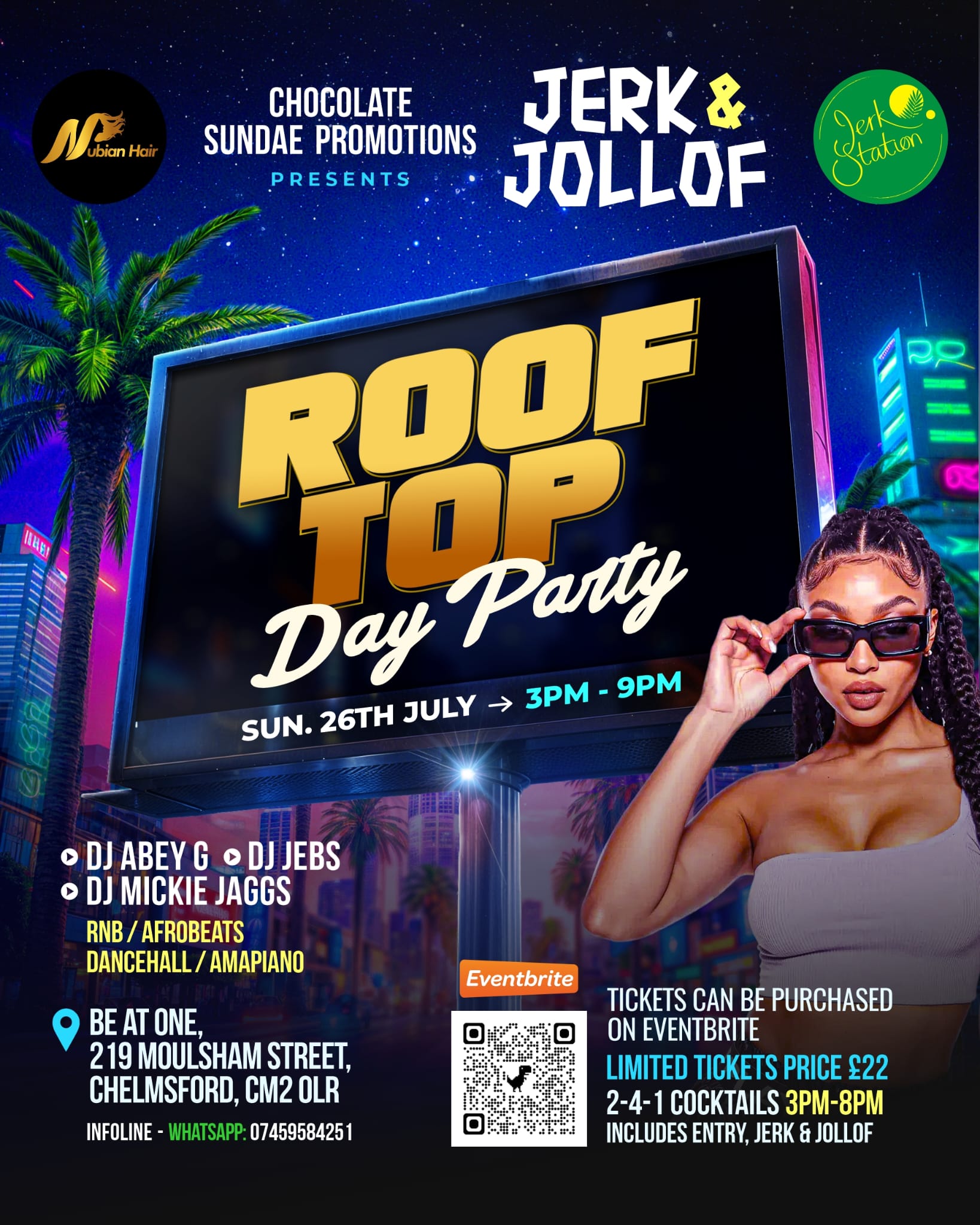 Jerk and Jollof: Roof Top Day Party