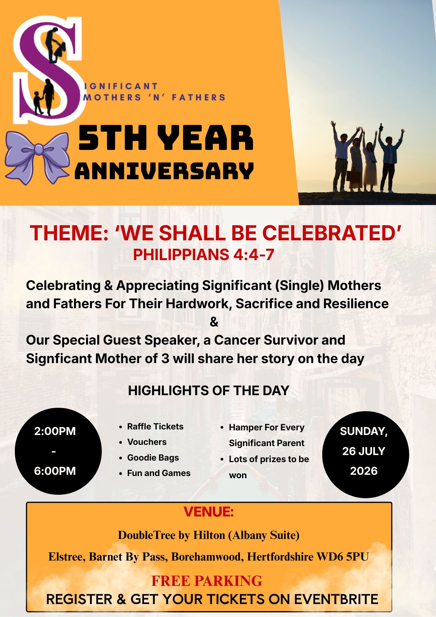 Five Years of Shine - Celebrating Significant (Single) Mothers & Fathers