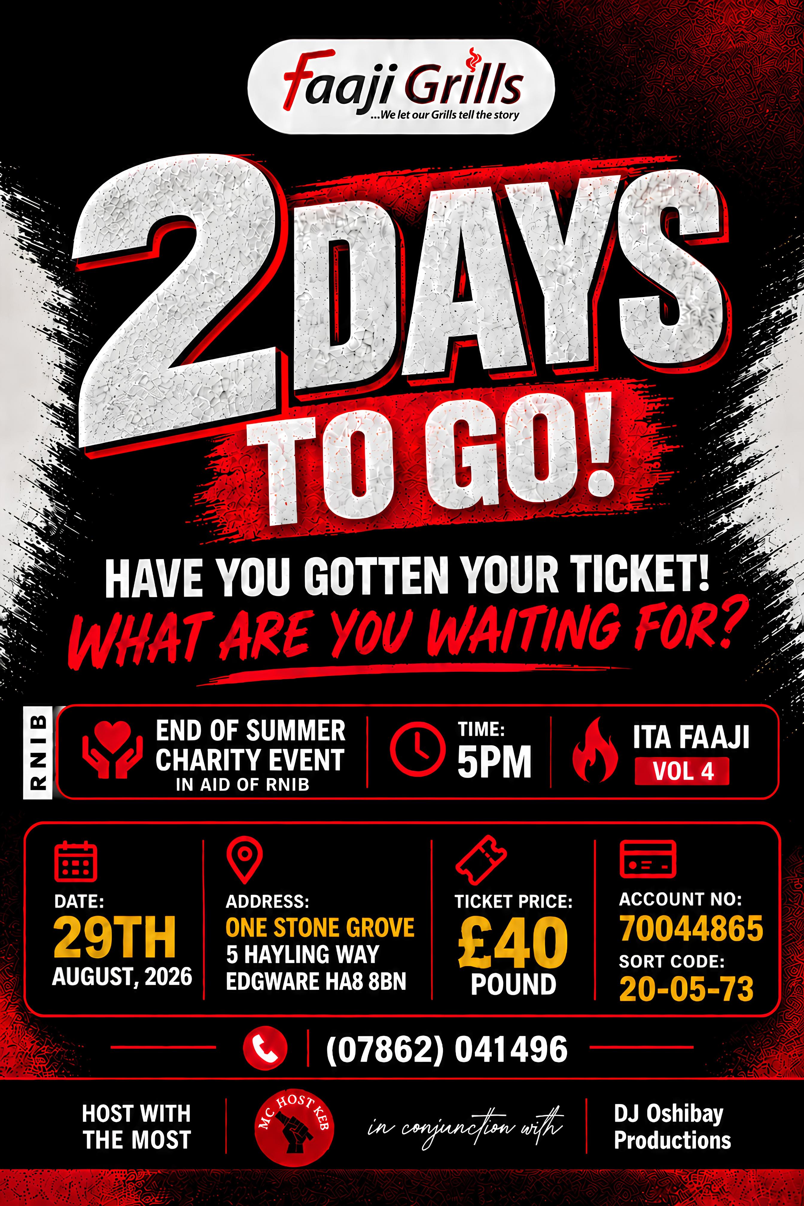 ITA FAAJI VOL. 4 – END OF SUMMER CHARITY EVENT