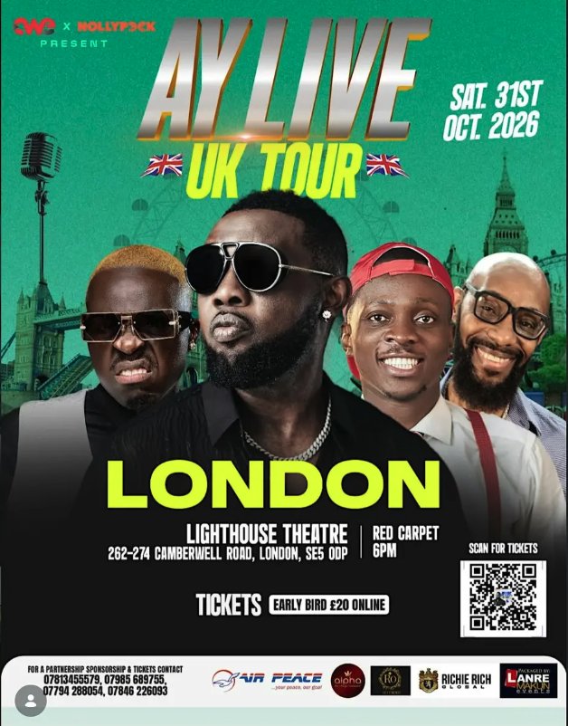 AY LIVE UK TOUR 2026 – LONDON