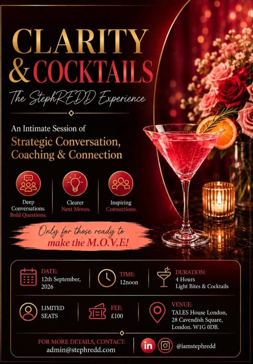 CLARITY & COCKTAILS — The StephREDD Experience