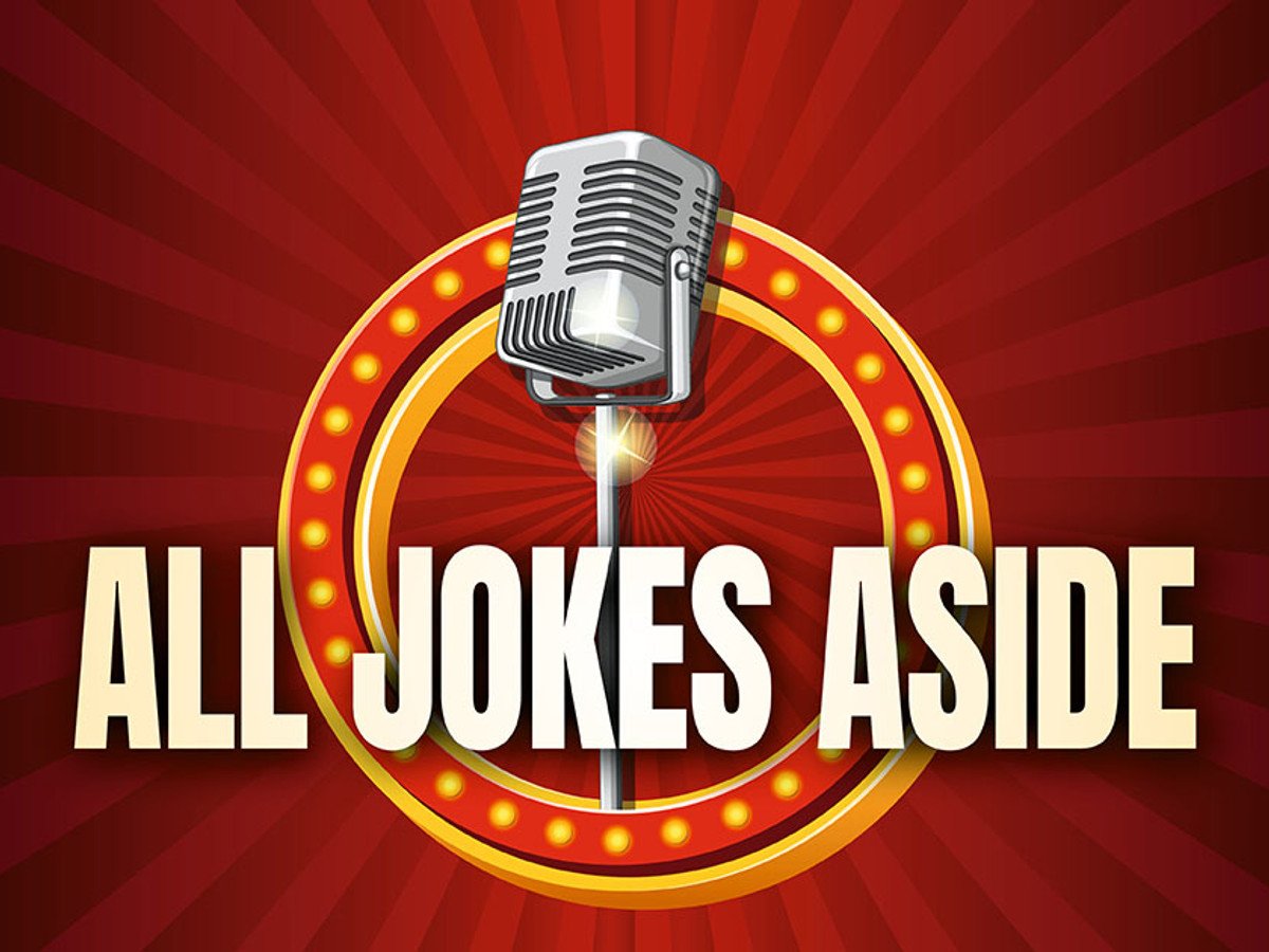 Flyer for Comedy ShowAll Jokes Aside