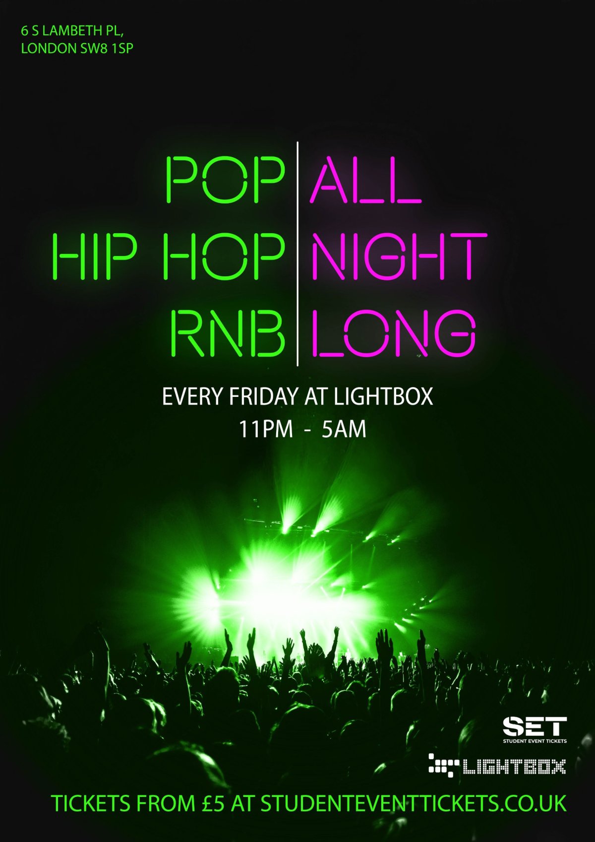 ALL NIGHT LONG @ LIGHTBOX FRIDAY 16TH OCTOBER