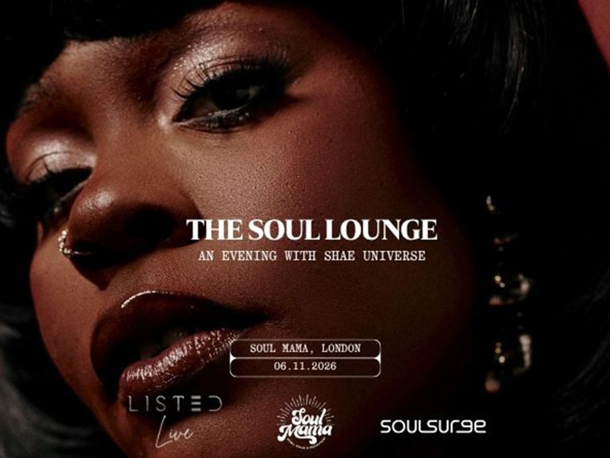 Listed Live & Soul Surge presents Shae Universe